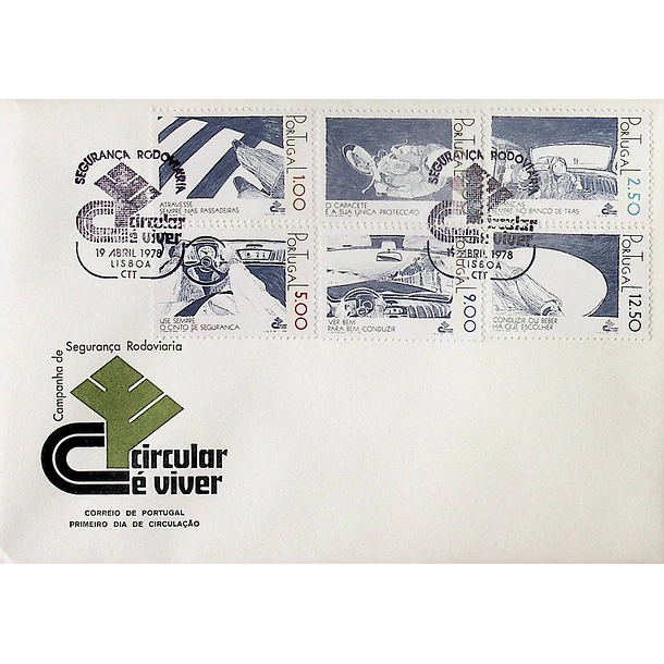 1978 FDC Segurança Rodoviária