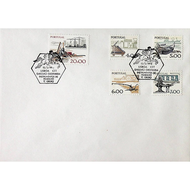 1978 FDC Emissão Base - Instrumentos de Trabalho (1º Grupo de Valores)