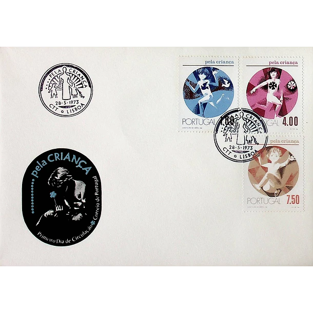 1973 FDC Pela Criança