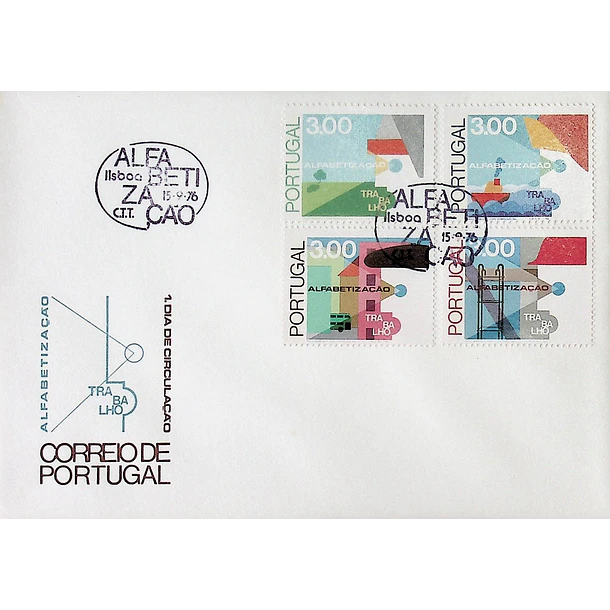 1976 FDC Alfabetização