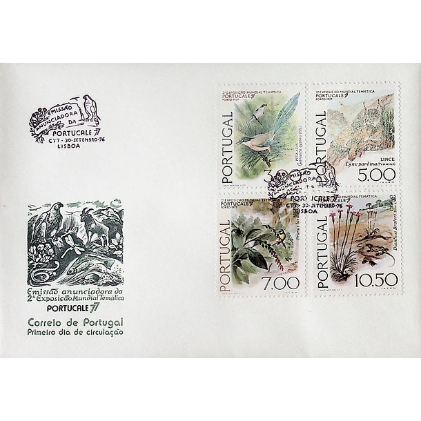 1976 FDC 2ª Exposição Temática Portucale 77