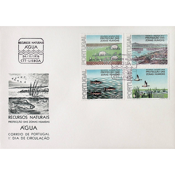 1976 FDC Água - Protecção das Zonas Húmidas (Ciclo de Recursos Naturais)