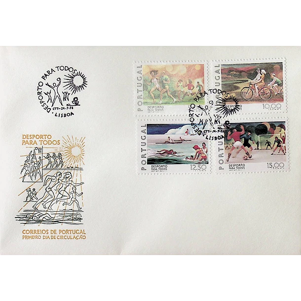 1978 FDC Desporto para Todos