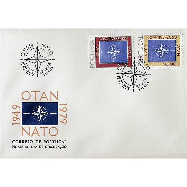 1979 FDC 30º Aniversário da OTAN