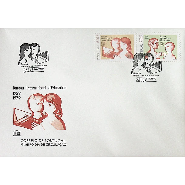 1979 FDC 50º Aniversário do Bureau International d'Education / UNESCO