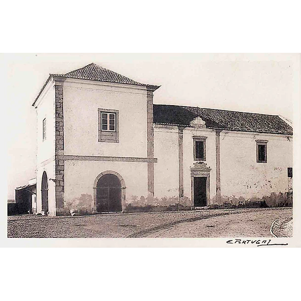 1930's Bilhete Postal de Alcochete. Igreja da Misericórdia