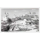 1940's Bilhete Postal de Palmela. Os moinhos do Castelo 1
