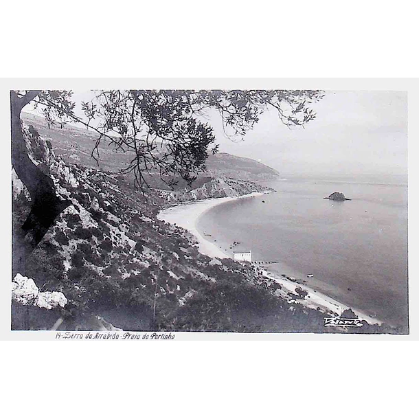 1940's Bilhete Postal de Setúbal. Serra da Arrábida. Praia do Portinho