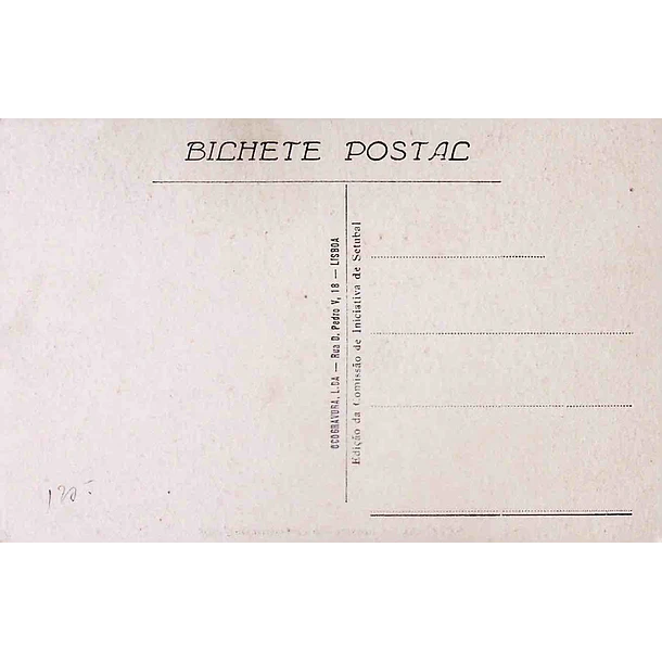 1930's Bilhete Postal de Setúbal. Claustro do Convento de Jesus