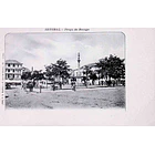 1902 Bilhete Postal de Setúbal. Praça do Bocage 1