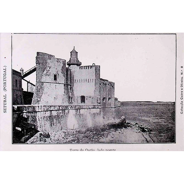 1906 Bilhete Postal de Setúbal. Torre do Outão