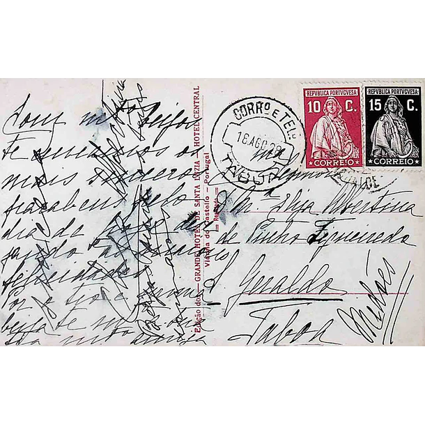 1920's Bilhete Postal de Viana do Castelo. Hospício de Nossa Senhora da Caridade