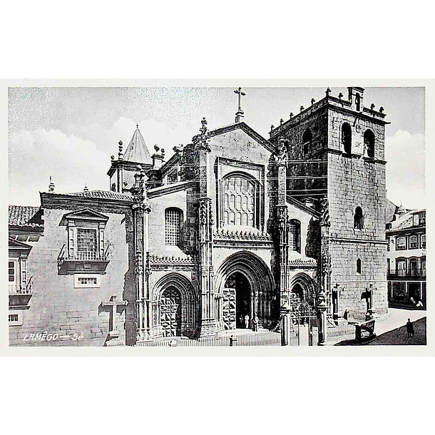 1940's Bilhete Postal de Lamego. Sé