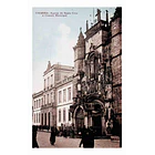 1910's Bilhete Postal de Coimbra. Igreja de Santa Cruz e Câmara Municipal 1