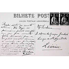 1910's Bilhete Postal de Coimbra. Igreja de Santa Cruz e Câmara Municipal 2