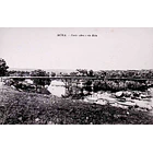 1930's Bilhete Postal de Mora. Ponte sobre o Rio Raia 1