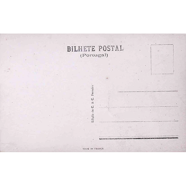 1930's Bilhete Postal de Mora. Ponte sobre o Rio Raia