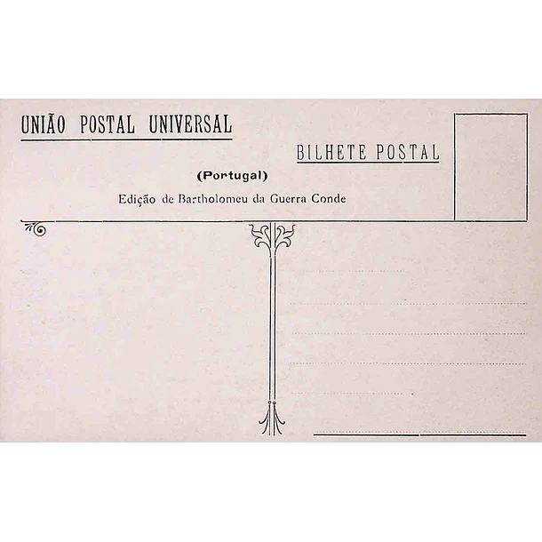 1914 Bilhete Postal de Portalegre. Vista Parcial 2