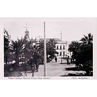 1920's Bilhete Postal de Faro. Jardim Manuel Bívar 1