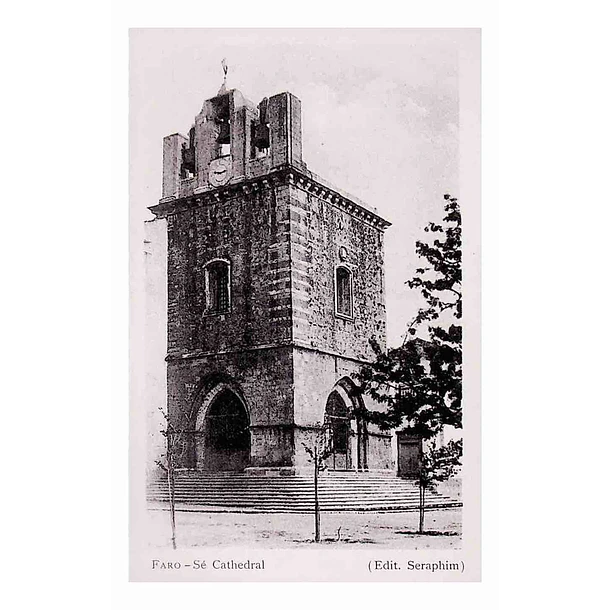 1920's Bilhete Postal de Faro. Sé Catedral
