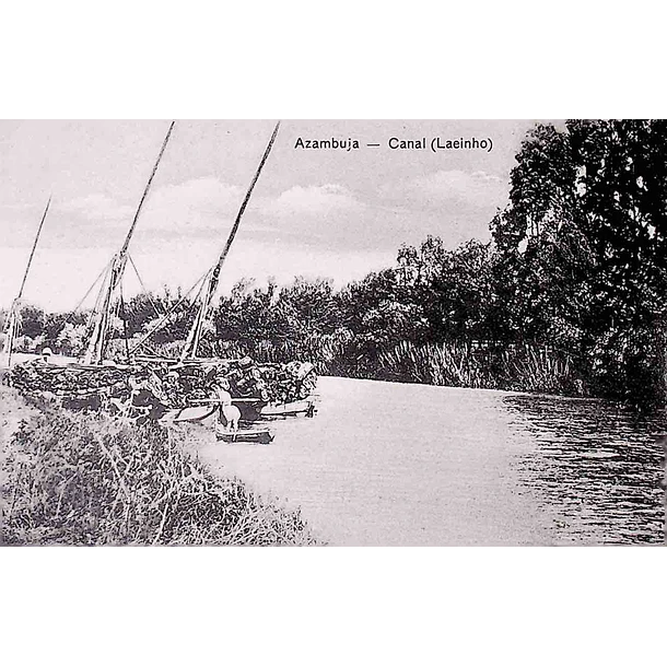 1910's Bilhete Postal da Azambuja. Canal (Laeinho)
