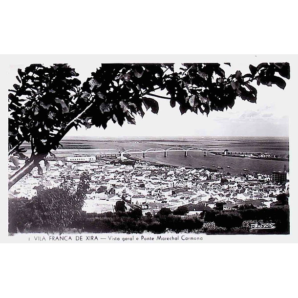 1940's Bilhete Postal de Vila Franca de Xira. Vista Geral