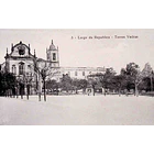 1910's Bilhete Postal de Torres Vedras. Largo da República 1