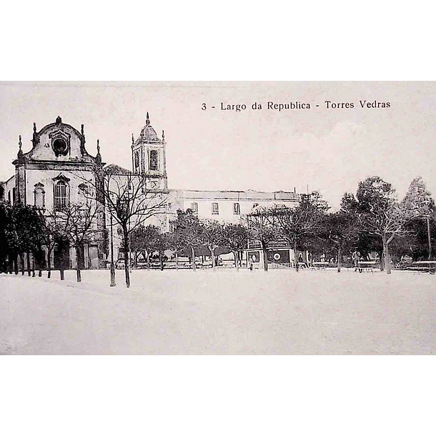 1910's Bilhete Postal de Torres Vedras. Largo da República