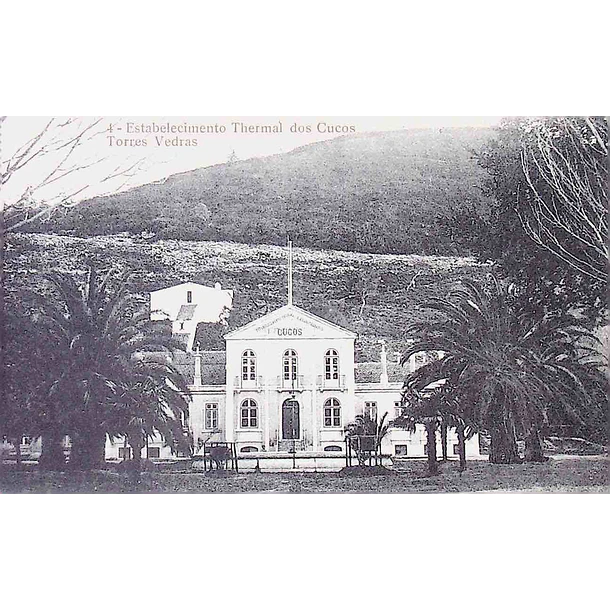 1910's Bilhete Postal de Torres Vedras. Estabelecimento Termal dos Cucos