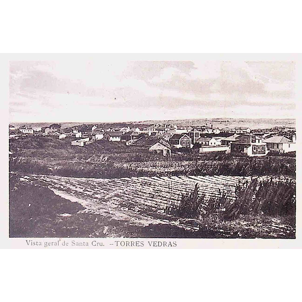 1925 Bilhete Postal de Santa Cruz. Vista Geral
