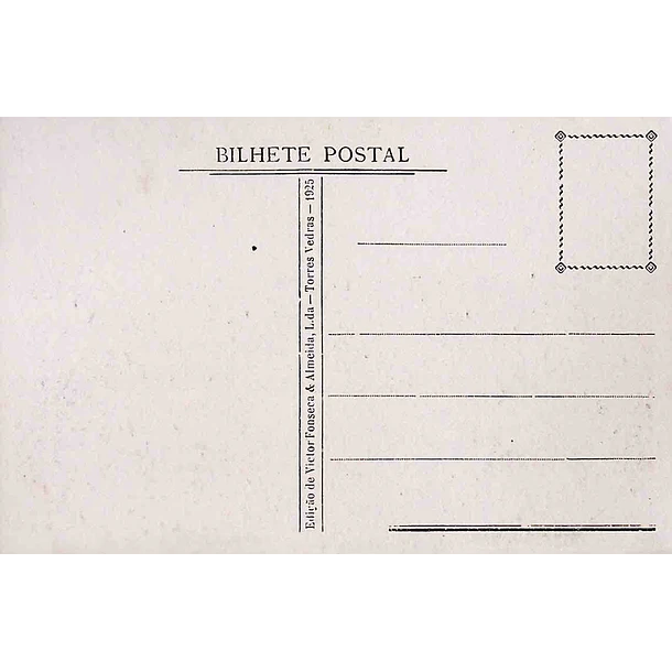 1925 Bilhete Postal de Santa Cruz. Vista Geral