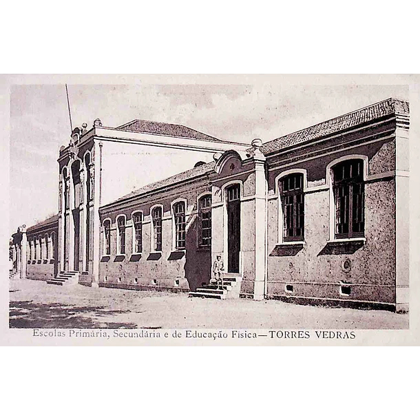 1925 Bilhete Postal de Torres Vedras. Escola