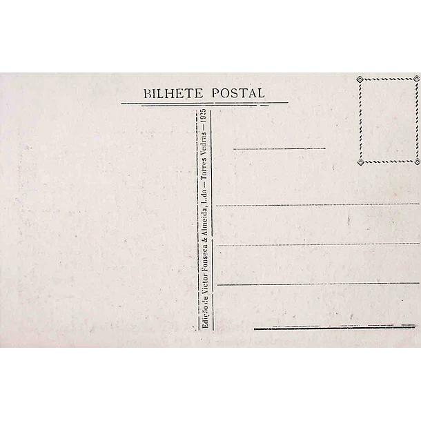 1925 Bilhete Postal de Torres Vedras. Entrada Principal da Quinta das Lapas