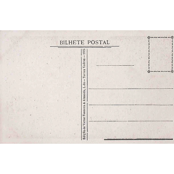1925 Bilhete Postal de Torres Vedras. Fonte dos Veados - Quinta das Lapas