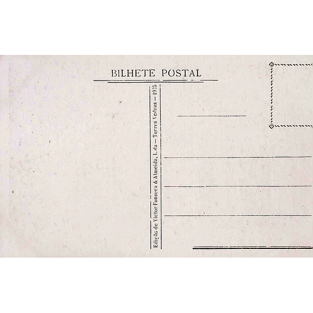 1925 Bilhete Postal de Torres Vedras. Ermida de Santa Maria Madalena - Quinta das Lapas