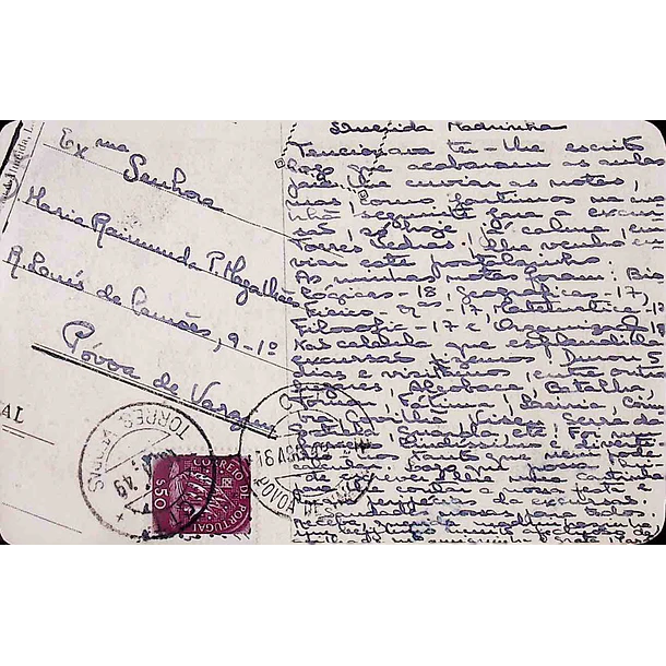 1925 Bilhete Postal de Torres Vedras. Ermida de Santa Maria Madalena - Quinta das Lapas