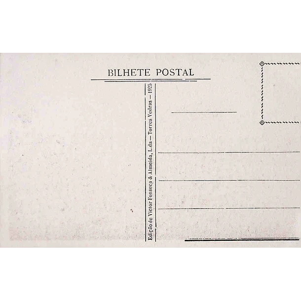 1925 Bilhete Postal de Torres Vedras. Aqueduto do Chafariz dos Canos