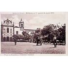 1925 Bilhete Postal de Torres Vedras. Praça da República 1