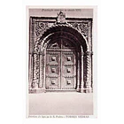1925 Bilhete Postal de Torres Vedras. Pórtico da Igreja de S. Pedro 1