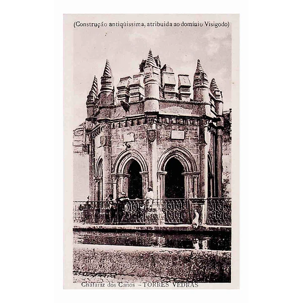 1925 Bilhete Postal de Torres Vedras. Chafariz dos Canos