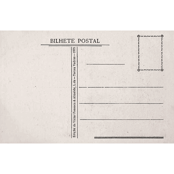 1925 Bilhete Postal de Torres Vedras. Chafariz dos Canos 2