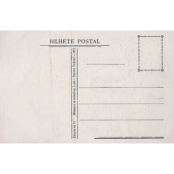 1925 Bilhete Postal de Runa. Asilo de Inválidos Militares