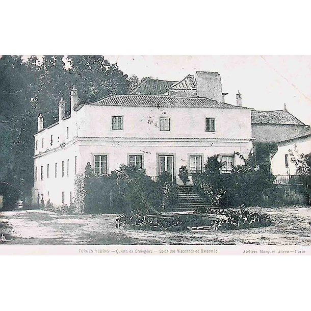 1910's Bilhete Postal de Torres Vedras. Quinta da Ermegeira