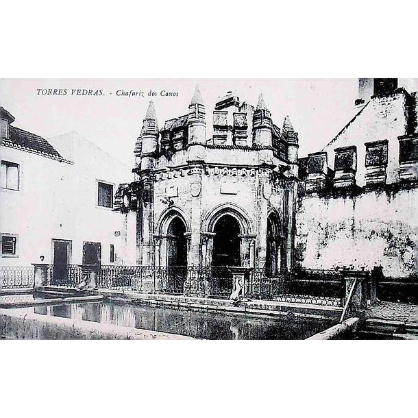 1910's Bilhete Postal de Torres Vedras. Chafariz dos Canos