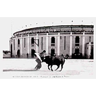 1940's Bilhete Postal de Vila Franca de Xira. Toureando em uma Espera de Touros 1