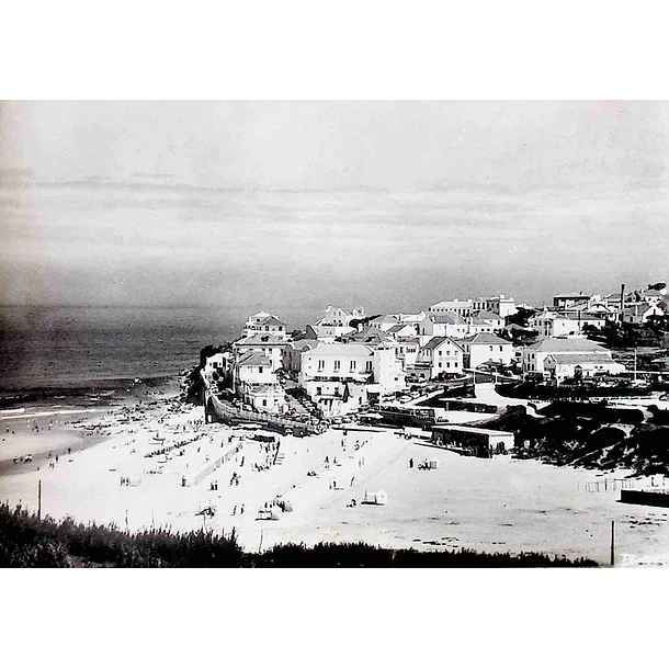 1950's Bilhete Postal da Praia das Maçãs. Vista parcial