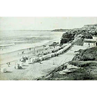 1950's Bilhete Postal da Praia da Areia Branca. Vista Parcial 1