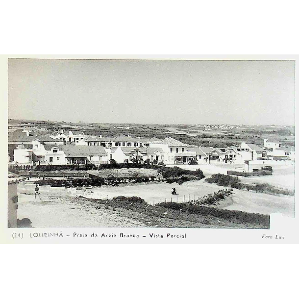 1960's Bilhete Postal da Praia da Areia Branca. Vista Parcial
