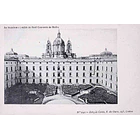 1903 Bilhete Postal de Mafra. As Traseiras e o Jardim do Convento 1