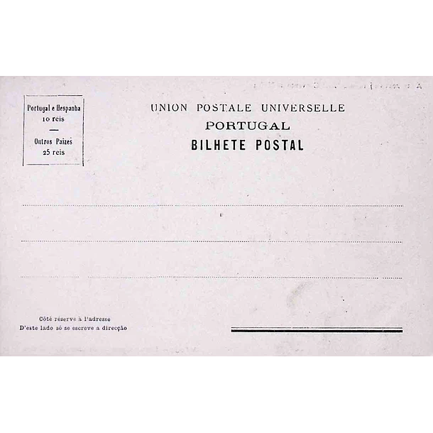 1903 Bilhete Postal de Mafra. As Traseiras e o Jardim do Convento